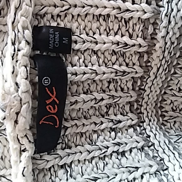 Dex hooded knit pattern sweater - Picture 3 of 4